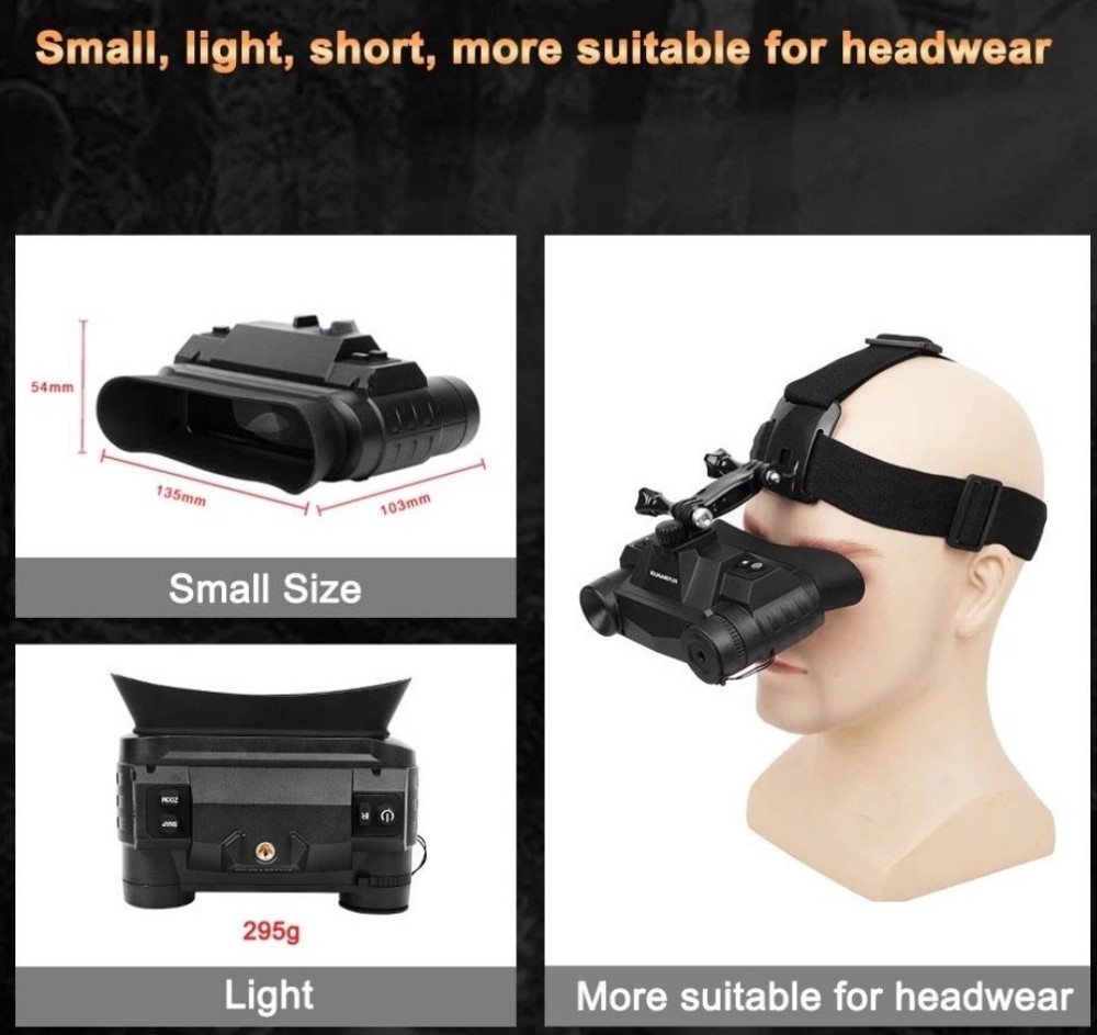 Прилад нічного бачення NVG G1 1920x1080P 4.5 940nm. Київ - фото 5