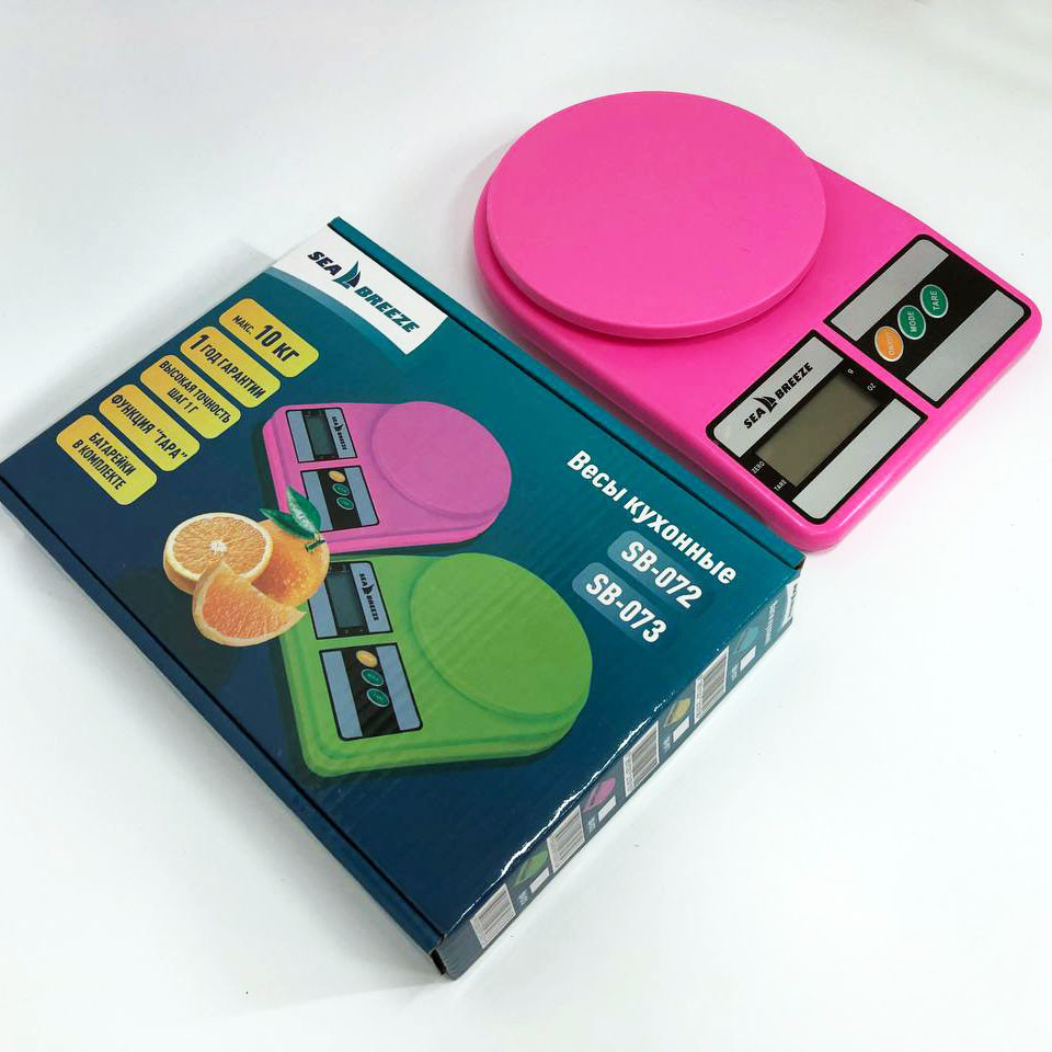 Електричні кухонні ваги, Кухонні ваги для зважування на батарейках для продуктів домашні BC-75 Львів - фото 11