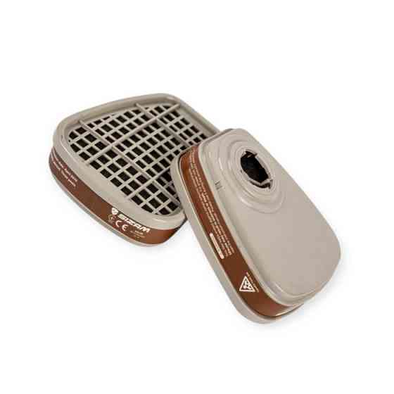 Фильтр сменный для респиратора трапециевидный газовый/паровый (к-кт 2 шт) Мукачево