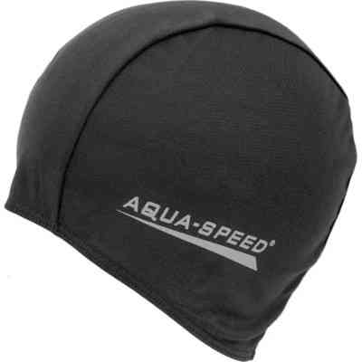 Шапка для плавання Aqua Speed Polyester Cap 091-07 5762 чорний Уні OSFM (5908217657626) Вінниця