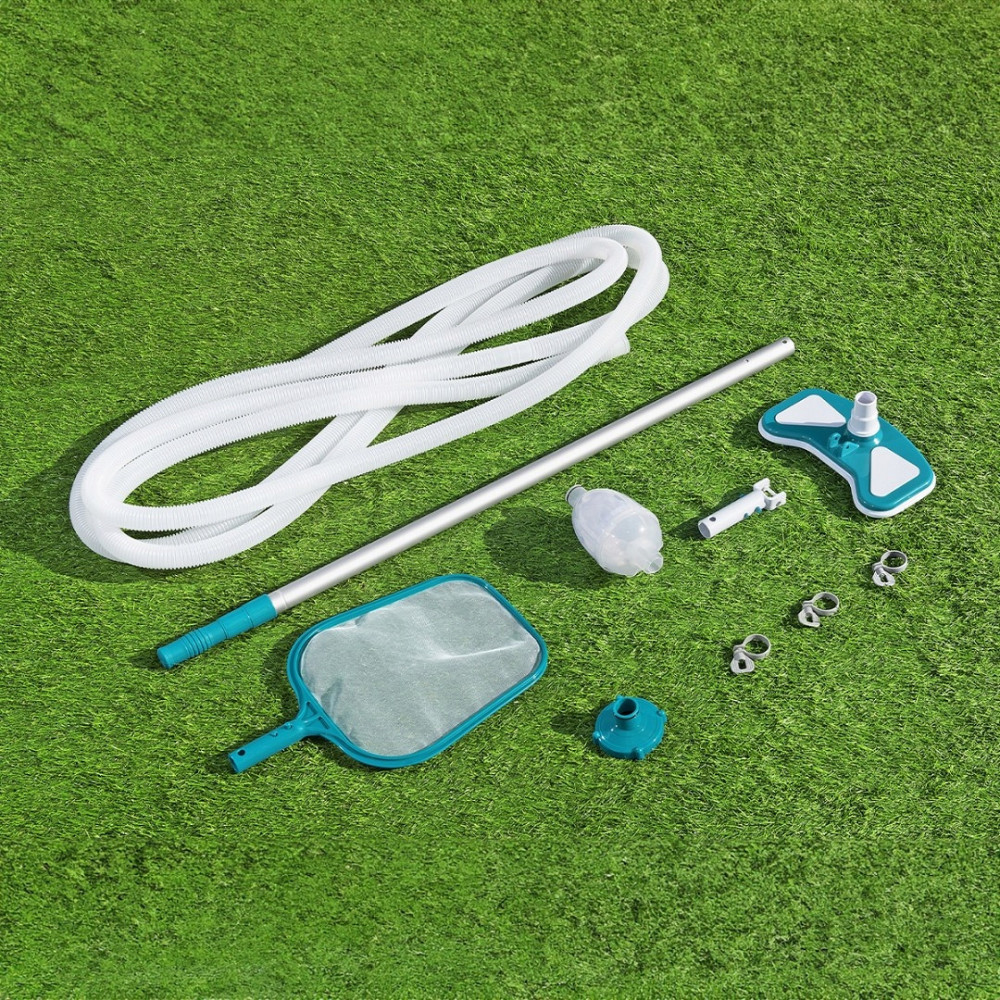 Набір для чищення дна басейну і верхнього шару води пилосос + сачок Bestway (58234) Нововолинськ - фото 8