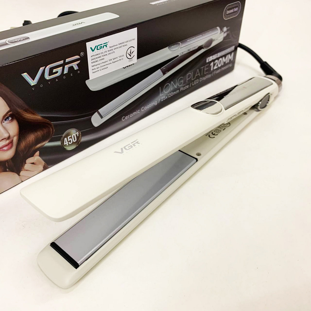 Плойка для выпрямления VGR V-518, Выпрямитель утюжок щипцы, Щипцы для вьющихся волос MG-28 Львов - изображение 8