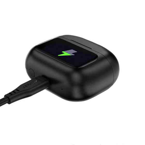 Бездротові навушники TWS ACEFAST W6 smart screen,ENC, IPX4, Black Одеса