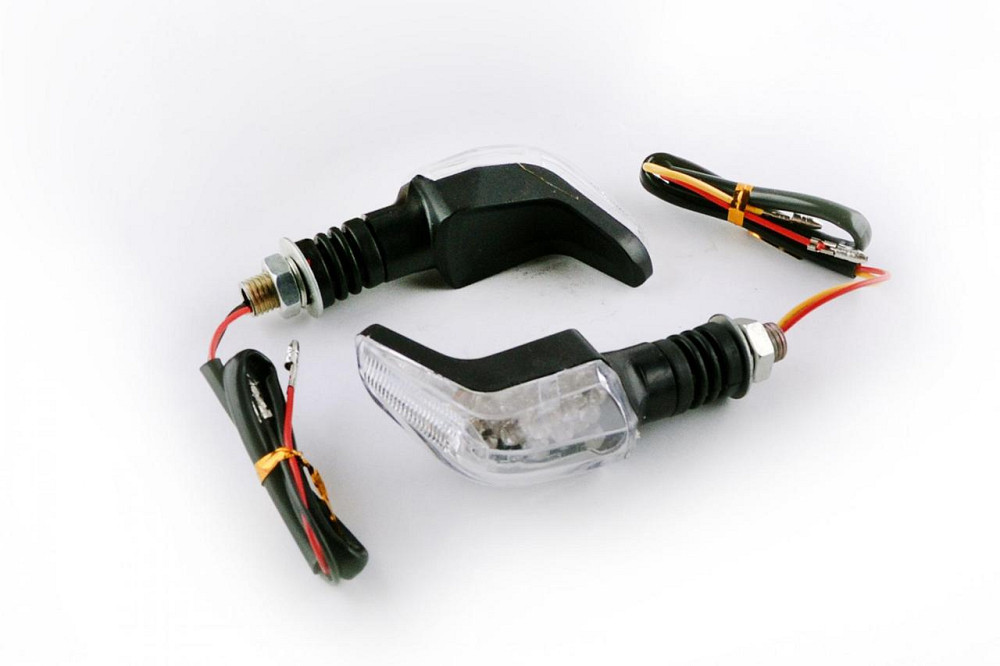 Повороты светодиодные, крюк (пара) (белое стекло) ST Мукачево - изображение 1