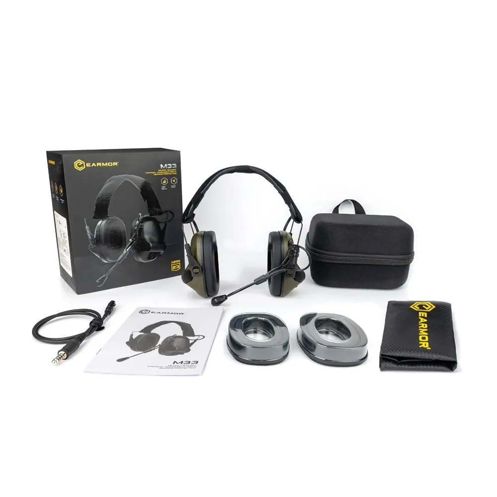 Активні захисні навушники Earmor M33 (FG) Olive з Bluetooth та гарнітурою (M33-FG) Киев - изображение 7