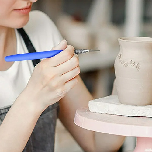 Инструмент для полимерной глины и пластилина, щетка для текстурирования, 7 игл Вінниця - фото 4