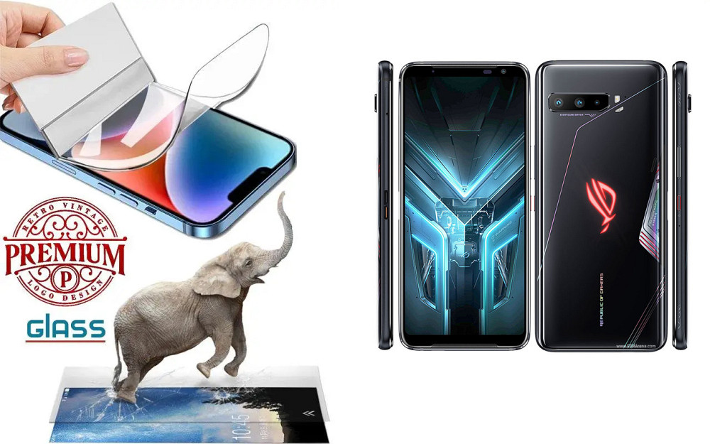 Полиуретановая пленка Asus ROG Phone 3, Premium, толщина 0,2 мм Киев - изображение 1