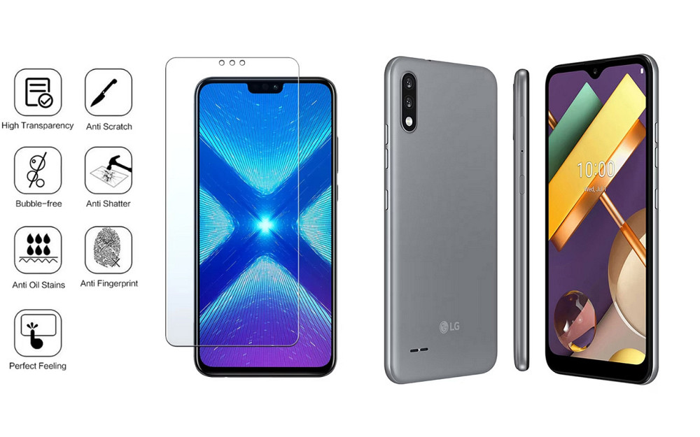 Защитное стекло NeoGlass для LG K22 – ультрапрозрачное и устойчивое Киев - изображение 4