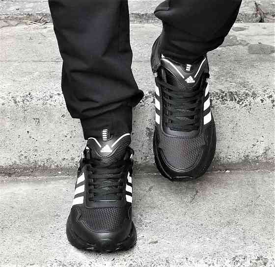 Термо Кроссовки Adidas Waterproof Мужские Еврозима Адидас Чёрные (размеры: 41) Днепр