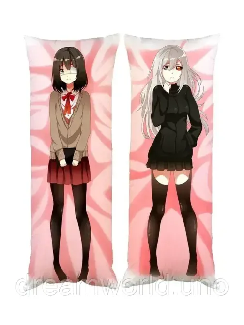 Подушка дакімакура Канекі Фем декоративна пардова подушка для обіймання двостороння 40х120 Харків - фото 1