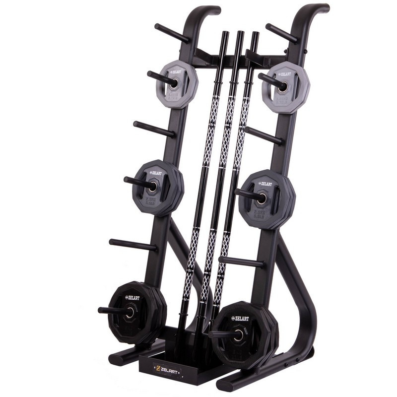 Стійка вертикальна для млинців (дисків) і бодибарів Zelart-3653 Київ - фото 6
