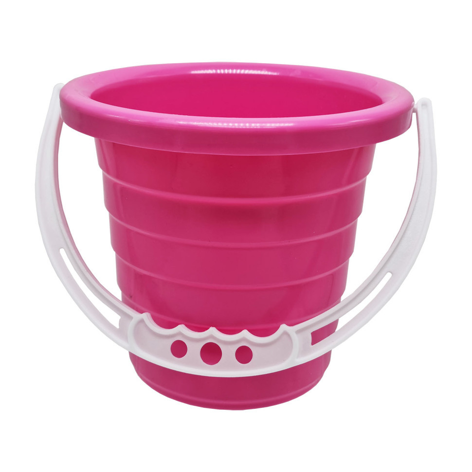 Дитяче відро для пісочниці "Середнє" S0009(Pink) зелений 14 см Вінниця - фото 1