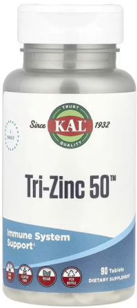 Цинк комплекс KAL Tri-Zinc 50 90 таб Киев