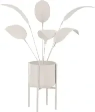 Гриль Manahee Design | Dekoracja roślinna z metalu biała | 101,5 cm x 57 cm x 48 cm Київ