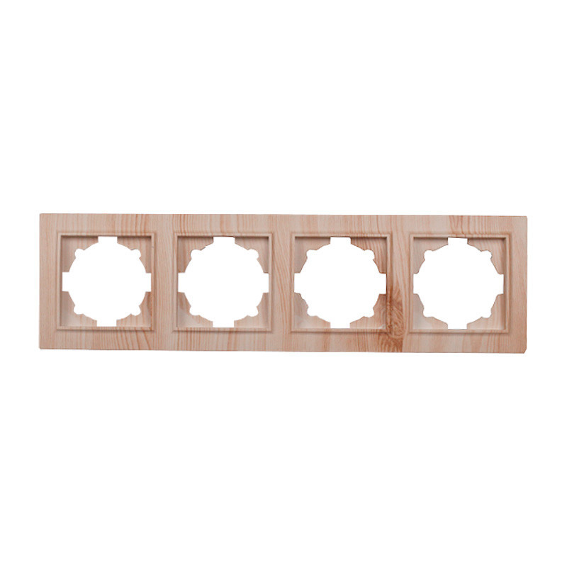 Рамка четырехместная, Enzo белое дерево Днепр - изображение 1