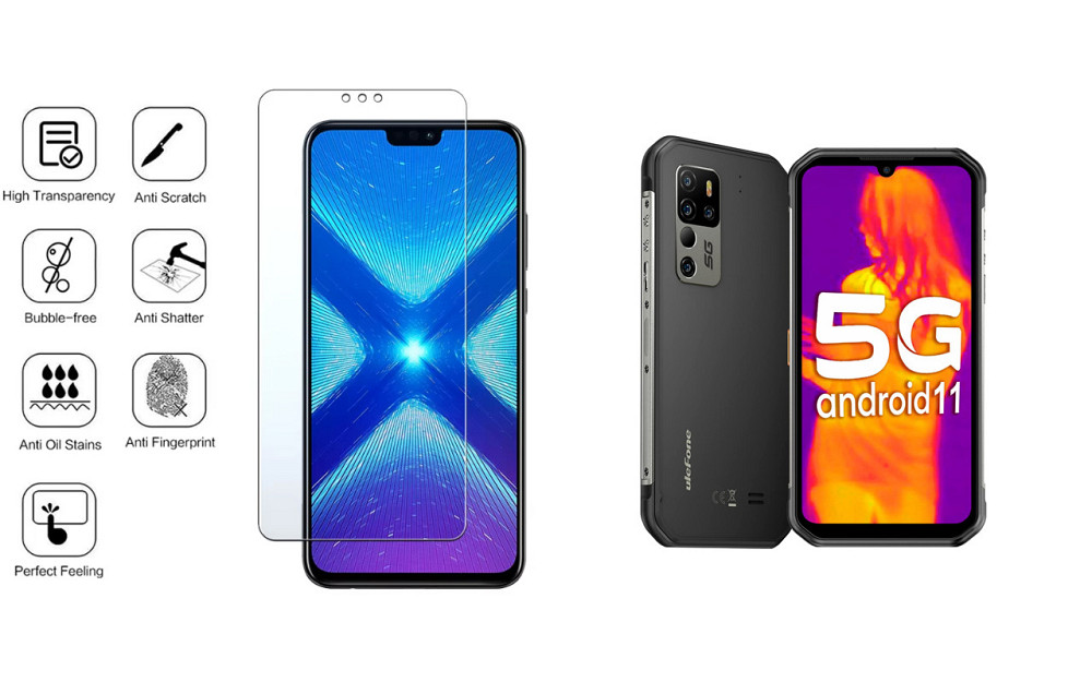 Захисне скло NeoGlass для Ulefone Armor 11T 5G – надпрозоре та стійке Київ - фото 4