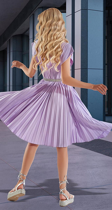 Платье в складку плиссе (46) Киев - изображение 2