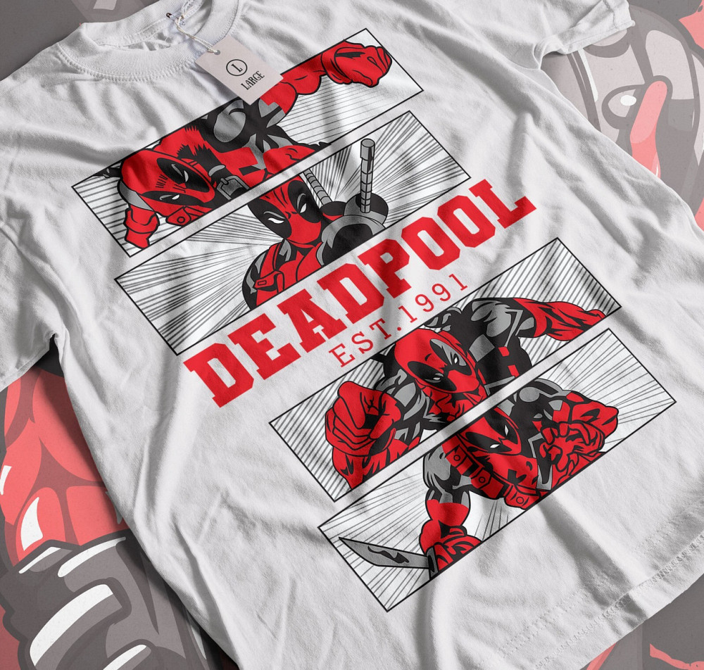 Футболка з аніме принтом Суперхеро Біртхдай Суперхеро Гіфт оверсайз (S/M/L) Чорний AnimeJ1070 Дніпро - фото 2