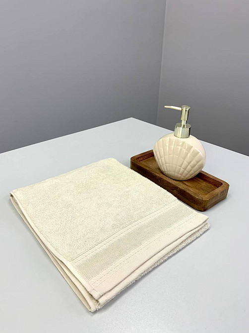 Рушник махровий Ideal Textile з бордюром однотонний 360 г/м2 50х80 см (56860711) Чернівці - фото 4