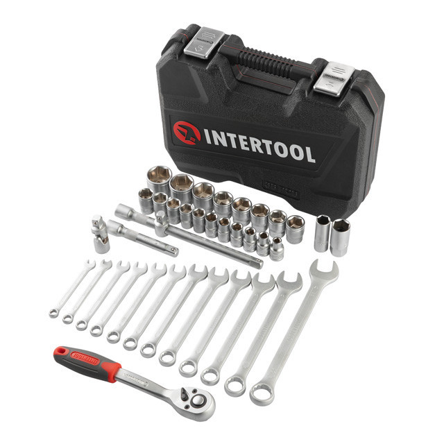 Набір інструментів 1/2" 38од (ET-6038SP) INTERTOOL ET-9038 Київ - фото 5