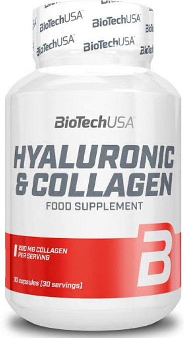 Гиалуроновая кислота и коллаген Biotech Hyaluronic & Collagen 30 caps Луцк - изображение 1
