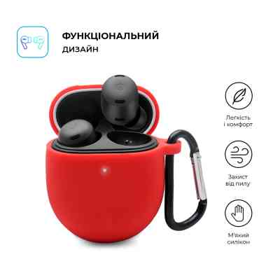 Чехол для наушников Armorstandart Hang Case для Google Pixel Buds Pro Red (ARM75405) Винница
