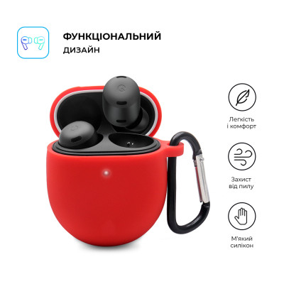 Чехол для наушников Armorstandart Hang Case для Google Pixel Buds Pro Red (ARM75405) Винница - изображение 2