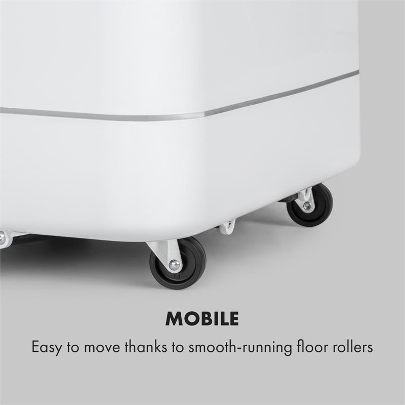 Кондиционер Klarstein Iceblock 3-в-1 12 000 BTU/3,5 кВт 400 м³/ч макс.белый (Германия, читать описание) Ровно - изображение 10