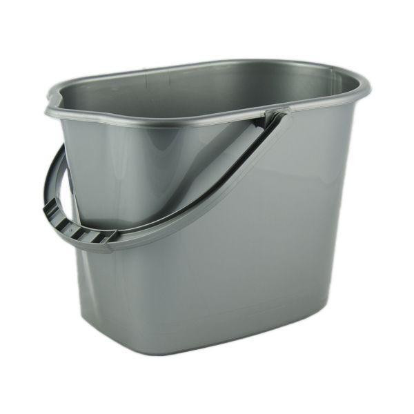 Ведро МОП без отжима 12 л металлик Харьков - изображение 1