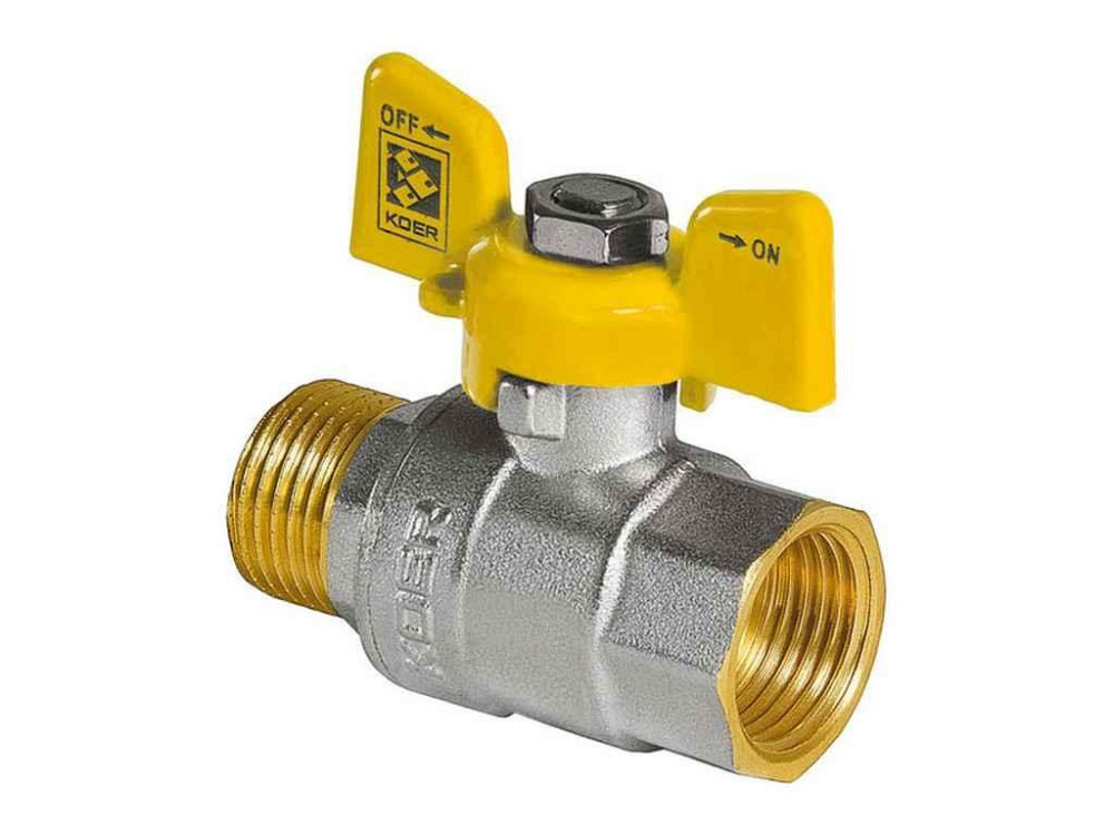 Кран шаровой 1 ГШБ ГАЗ (KR.218.G) KR0096 ТМ KOER Киев - изображение 1
