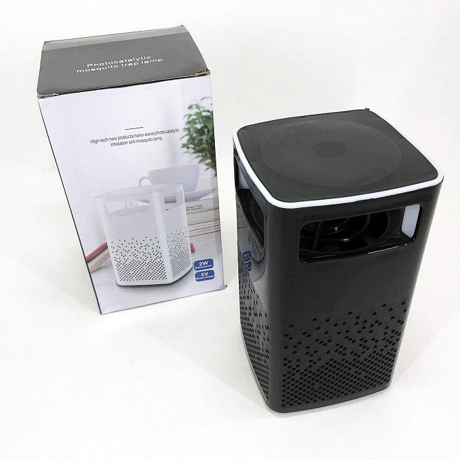Лампа от комаров USB Bug Zapper Fly. Цвет: черный ZX-76 Львов - изображение 3