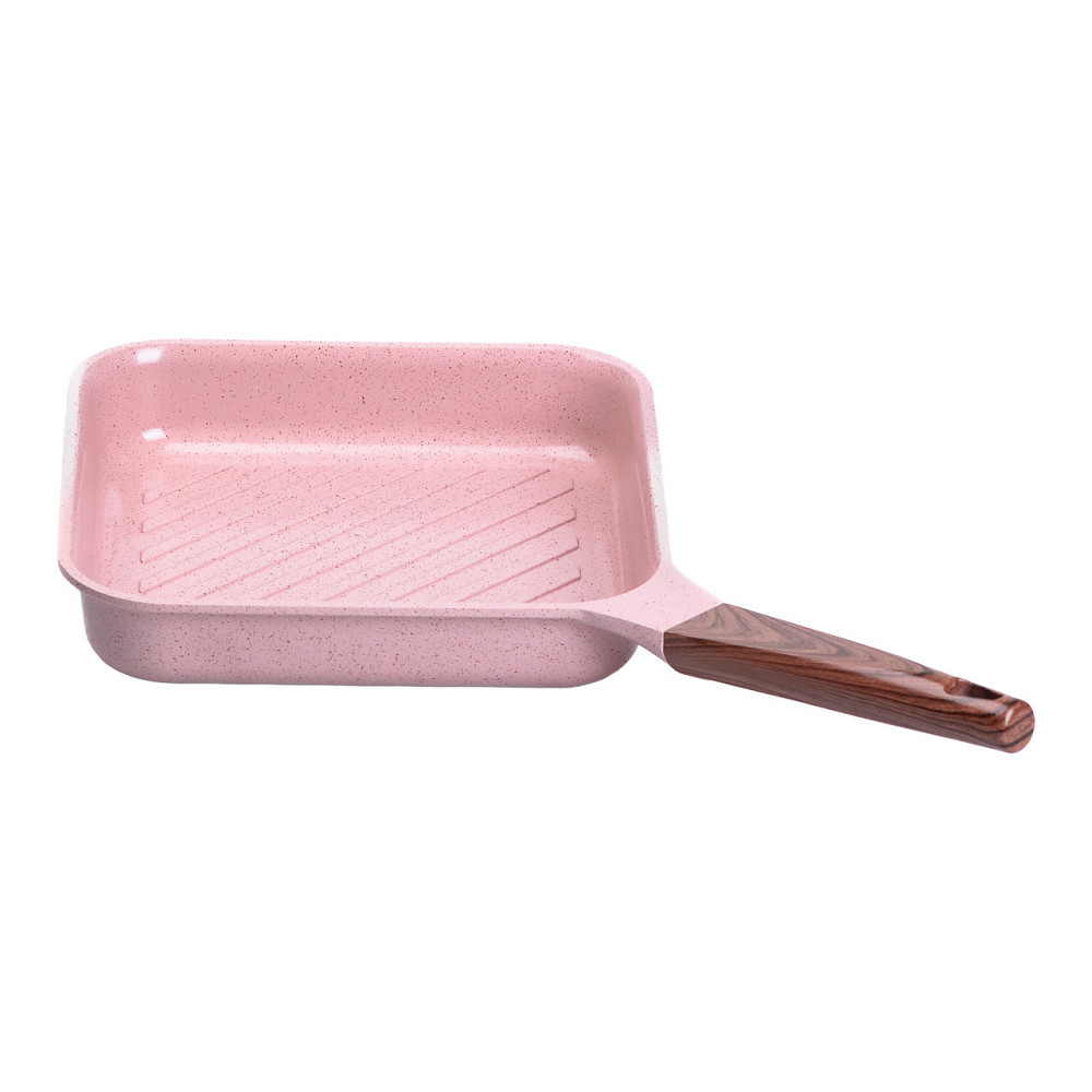 Квадратна сковорода-гриль з антипригарним покриттям 24 см Київ - фото 4