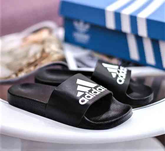 Шльопанці Капці Adidas Сланці Адідас Чорні Жіночі (розміри: 36,37,40) Дніпро