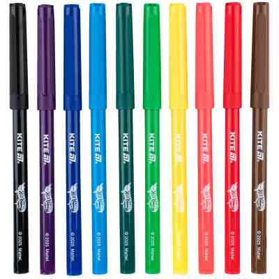 Фломастеры Kite Hot Wheels 10 цветов (HW25-455) Винница