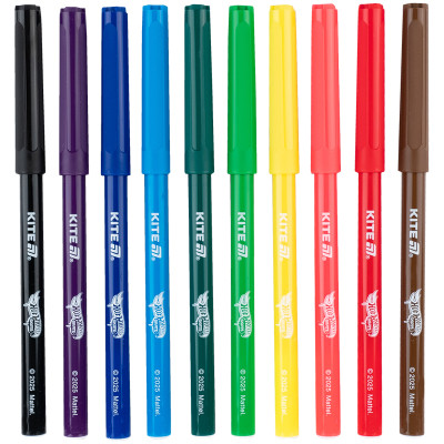 Фломастеры Kite Hot Wheels 10 цветов (HW25-455) Винница - изображение 2