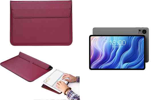 Чехол-конверт VitoCase для Teclast T60, с функцией подставки для планшета Бордовый Киев