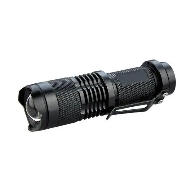 Витринный образец фонарь X-Balog BL-8468 LED Q5, 300 лм, 3 режима, зум, аккумулятор 14500, алюминиевый Киев - изображение 2