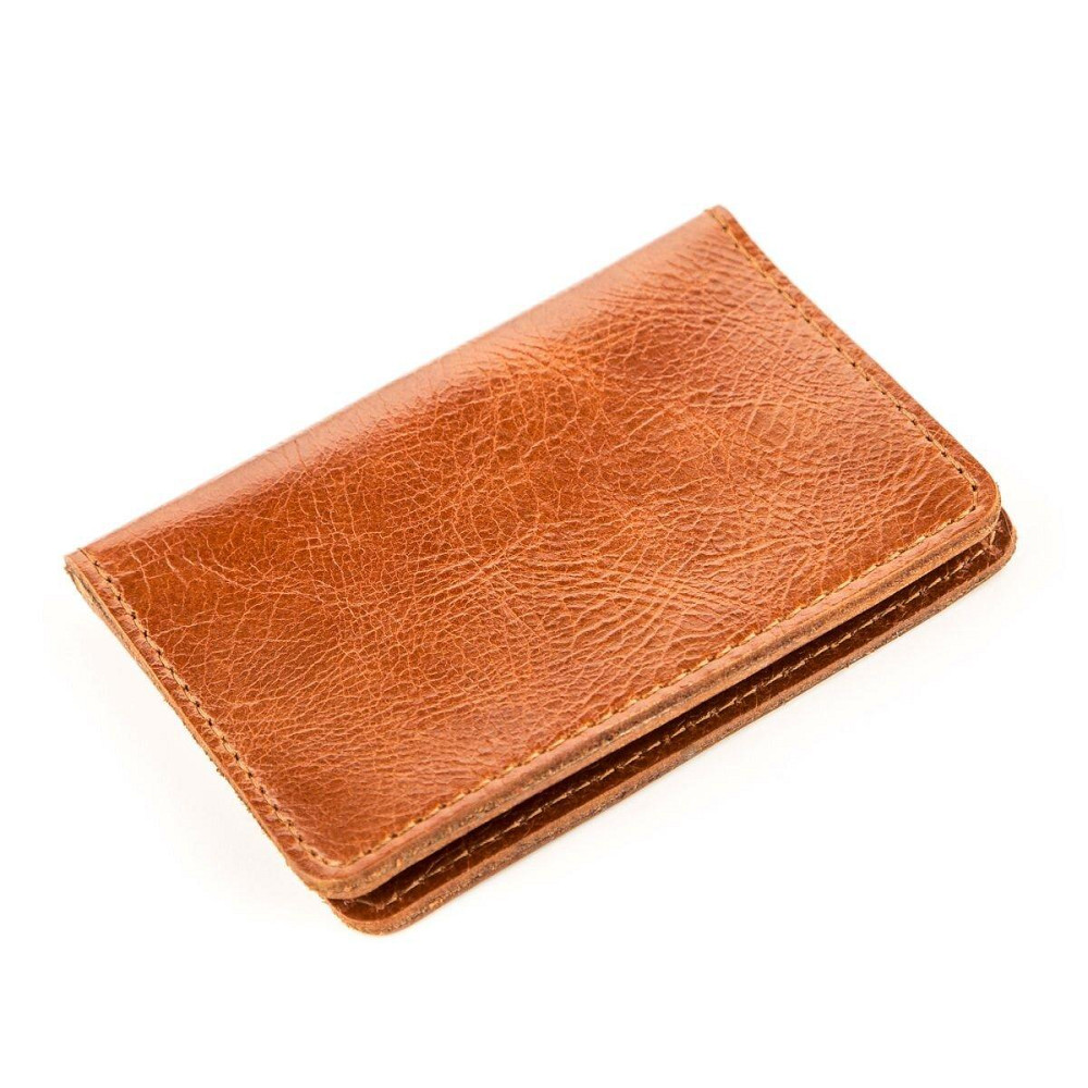 Обкладинка для посвідчення Shvigel 13928 шкіряна Руда Київ - фото 2