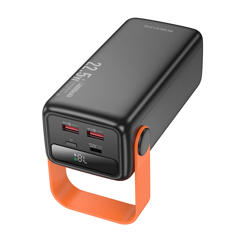 Внешний аккумулятор BOROFONE BJ66 Magnifico 22.5W+PD20W fully compatible power bank (40000mAh) Black Киев - изображение 6