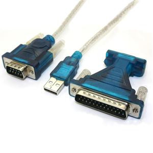 Перехідник USB 2.0 Type-A --> COM+LPT DB9/DB25M 1.0m Вінниця - фото 2