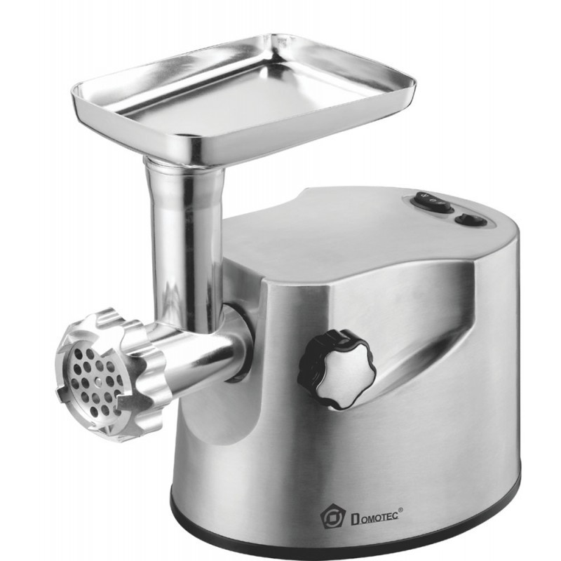 Професійна електрична м’ясорубка DOMOTEC MS-2021S 3000 Вт, корпус нержавіюча сталь, 3 решітки, реверс Одеса - фото 2