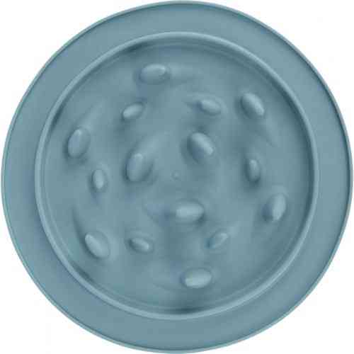 Миска-килимок Trixie для собак для повільного годування сіра термопластична гума d-24 см Київ