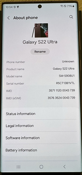 Смартфон Samsung Galaxy S22 Ultra 512Gb. Киев - изображение 7