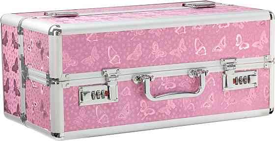 Великий кейс для зберігання секс-іграшок BMS Factory Large Lokable Vibrator Case Pink, кодовий замок Sex Aura Київ