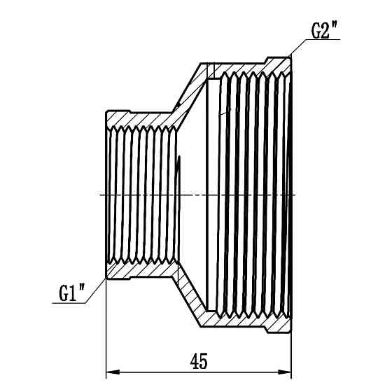 Муфта редукційна Thermo Alliance Forte 2" ВВ SF3575025 Київ