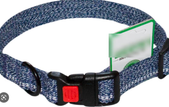 Нашийник 5504 25мм (35-45) "MILANGE" одинарний з фастексом (Синій) Вінниця