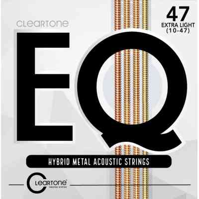 Струни для гітари Cleartone EQ Hybrid Metal Acoustic Ultra Light (10-47) (7810) Вінниця