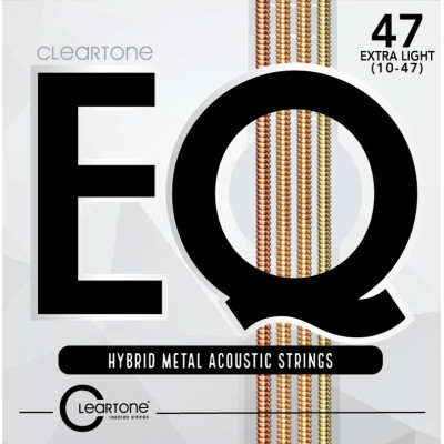 Струны для гитары Cleartone EQ Hybrid Metal Acoustic Ultra Light (10-47) (7810) Винница - изображение 1