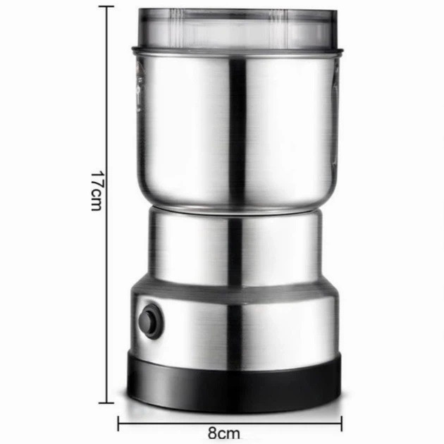 Електрична кавомолка Domotec MS 7114 200 Вт ножова для кави та спецій HC-33 Львів - фото 1