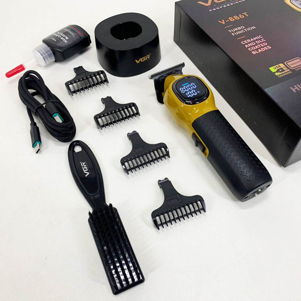 Набір для стрижки волосся на акумуляторі, Бездротова машинка для стрижки волосся, Тример бездротовий QN-61 Івано-Франківськ - фото 4